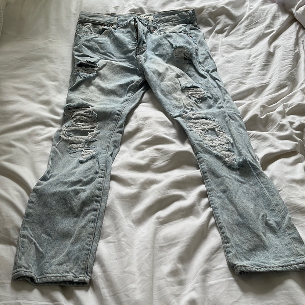Mens ripped skinny jeans